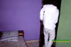 Husband Catches Wife Fucking Black Security Guard