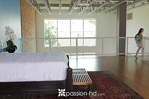 passion-hd tiny redhead teen dolly little welcomes home with subtle fuck