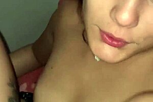 I love the dirty talk in my home made sex with amateur with natural tits