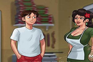 Does Summertime Saga show big mature Mexican ass?