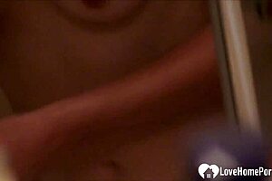 Beauty in the shower pleasures herself quietly 😊