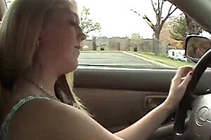 Hot Couple Blowjob On Car Leads To Naughty Orgasm!