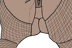 Drawing black big booty in doggy style position!