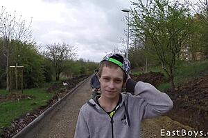Eastboys provides a blowjob tutorial by slender boy