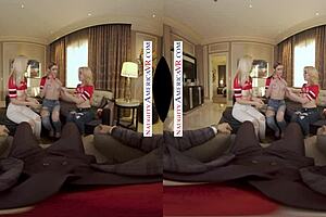 Three football-crazed sexpots make your big dick mvp