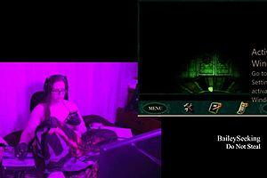 Big tit brunette plays Blackmoor Manor part 6 😘