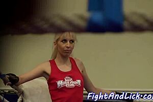 Amateur Babes Engage in Wrestling Match Before Oral Play