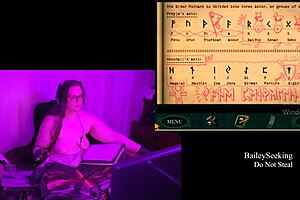 Big tit brunette plays Blackmoor Manor part 6 😘