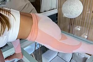 let's do naughty stretching together with big tits