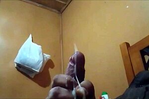 Solo amateur crafts a steamy cumshot compilation at home