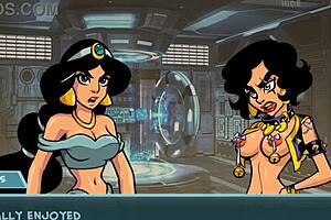 star channel 34 part 77, iris with big tits joins the jerk off crew