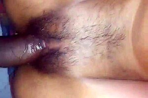 Amateur Wife with Big Tits Masturbates Big Cock. Interracial Monster Cock Leads to Cumshot.