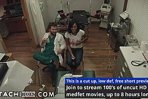 Freshman Gets Wand Orgasms from Doctor!