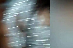 Filling the ass of the black woman with milk