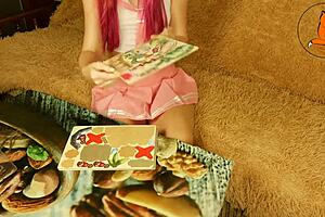 Redhead Foxy in Puzzle Without Panty and Any Instructions NSFW Short Sexy Version