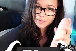 Damn! NSFW ASMR JOI Sex with Wild Roleplay and Brunette in Glasses is Insane!