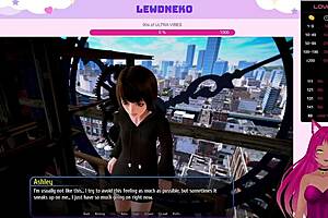 Lewdneko's 14th hotel adventure featuring foot fetish, BDSM, femdom