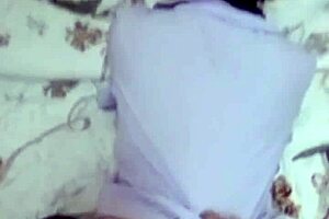 I met my new girlfriend in black stockings, her ass is so tempting and durable for fucking