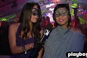 Blonde Audrey poses naked, showing her big tits.