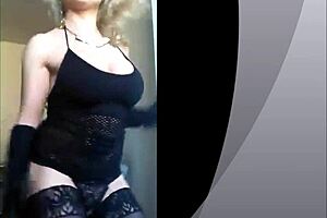 Stripper performs a sensual dance routine