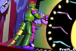 Fnaf Credit Fruit Cock in Raw Action
