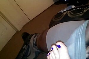 Mandy Gives An Amazing Footjob At 19!