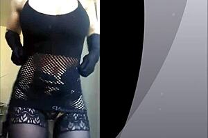 Stripper performs a sensual dance routine