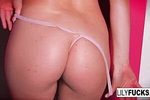 i love watching sexy lily play with her wet pussy and tight ass.