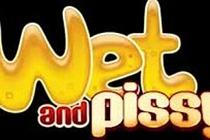 Hot Blonde Babe Enjoys Beverage