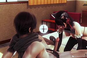 Have you seen anime 3d like this? So provocative!