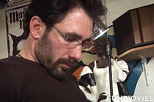 See the brunette get anally fucked in public?