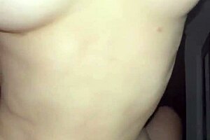 Fucking my cute stepcousin bent over while alone