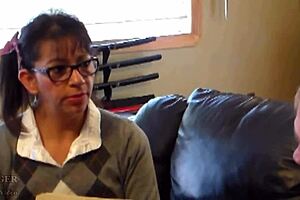 Stud can't tell teen 18+ twins apart during blowjob and fucking.