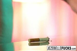 Milf Jezebelle Toys Her Pussy in a Hotel Room