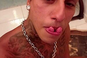 Hey, check out this masked older gay man in amateur action