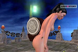 Watch this animated 3D cartoon of Indian teen in sexy poses.