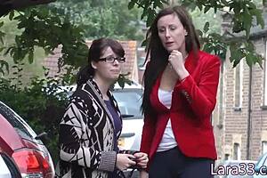 British milf licks teen 18+s tight cunt