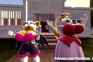 Wild Anal Action with Shemale in Growing Fun Commission Echoen!