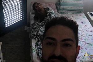 ESPOSA ROUBA O COBERTO DO MARIDO E PRA SE REDIMIR PEDE PRA ELE ENCHER A BOCA DELA DE PORRA LUCÃO E LUNNA VAZ