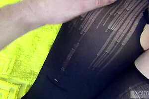 did you request this? i tore my leggings and fingered my pussy with a toy for you.