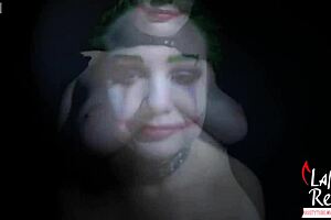 Beauty plays wet pussy with dildo till intense orgasm in red lingerie