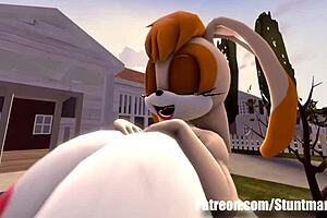 Wild Anal Action with Shemale in Growing Fun Commission Echoen!