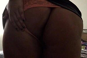 Sex toy in use in voluptuous girl's self indulgence
