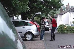 British milf licks teen 18+s tight cunt