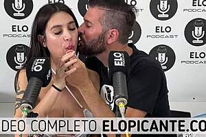 Mielcita Flaunts Her Big Natural Tits in Spicy Room