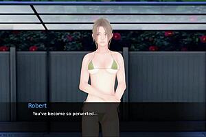 Public Fingering and Masturbation in Outdoor Game