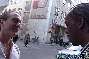 cuckolding mistress fucks with big cock, it's interracial and hardcore 😈