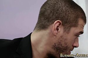 tattooed alt babe deepthroats with punk edge