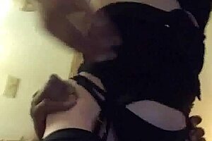 Mature tranny gets fucked by big black cock?