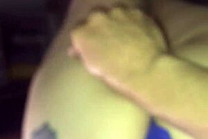 Redhead Wife Groping Tongue On Cock Skin